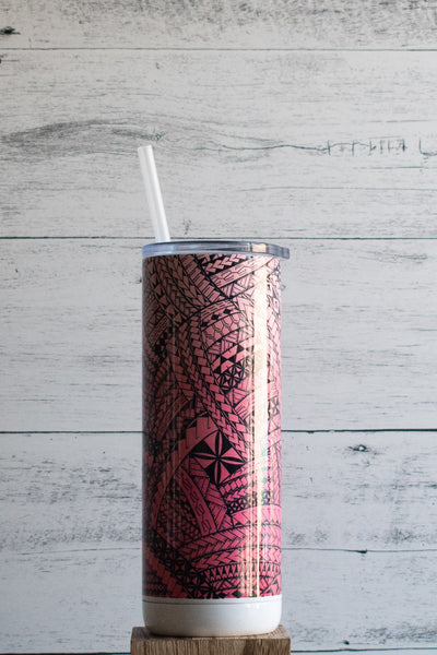 PINK Tribal tumbler - 20CUP017