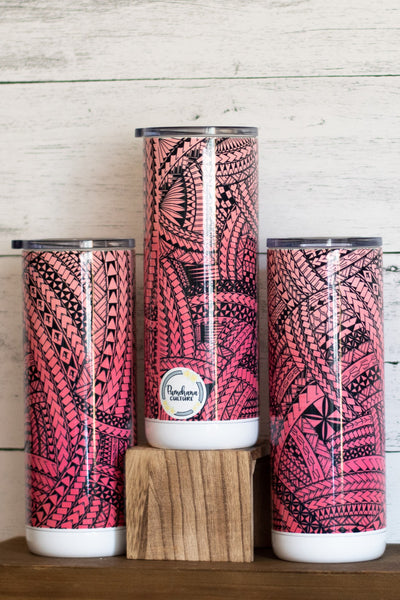 PINK Tribal tumbler - 20CUP017