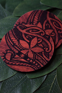 Flower Tribal Coaster