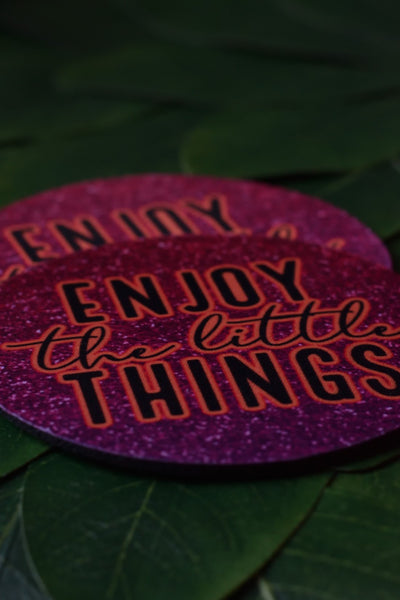 Enjoy The Little things (pack of 2)