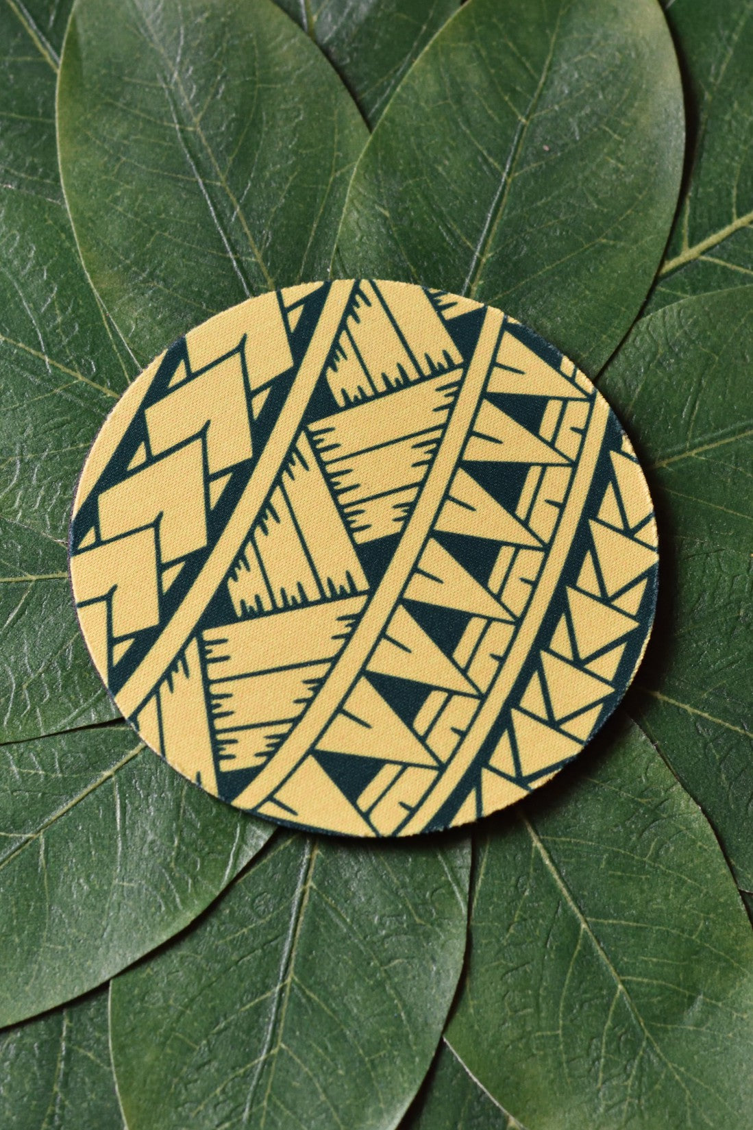 Yellow Tribal Coaster